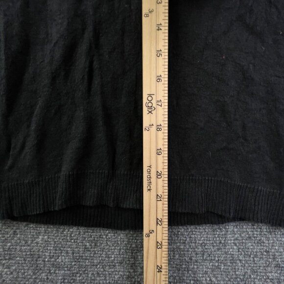 Lauren Ralph Lauren Women’s Sweater Linen Nylon Blend Small Dark Gray Pullover - Picture 3 of 11